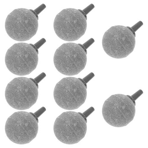 10 Luchtsteen Aquarium Bubbelverspreider Grijs 5 Cm