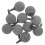 10 Luchtsteen Aquarium Bubbelverspreider Grijs 5 Cm 10