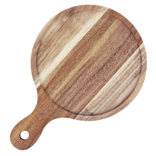 Pizzablech Holz Essteller Sushi Teller Hellbraun S 2