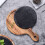 Pizzablech Holz Essteller Sushi Teller Hellbraun S 8