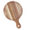 Pizzablech Holz Essteller Sushi Teller Hellbraun S 6