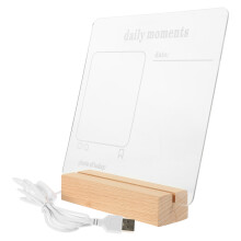 Acryl Whiteboard Mit LED-Beleuchtung Für Büro Und Zuhause