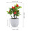 Simulierte Erdbeerornamente 23X13X8 Cm Rot 2