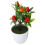 Simulierte Erdbeerornamente 23X13X8 Cm Rot 9