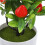 Simulierte Erdbeerornamente 23X13X8 Cm Rot 6