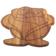 Rose Geformtes Holz Schneidebrett Für Und