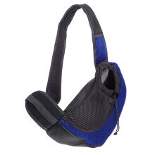 Pet Carrier Tragetasche Polyester Einzelschultertasche S Dunkelblau