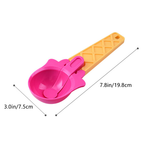 4Stk Eisschöpfkellen Universal Dessert Ausstechlöffel 1
