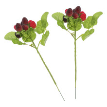 2Stk Künstliche Myrtenbeeren Zweige Aus Kunstfrucht Für Vasenfüllung