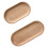 2Stk Oval Echtholz Tablett Servierplatte Für Gebäck 1
