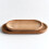 2Stk Oval Echtholz Tablett Servierplatte Für Gebäck 8