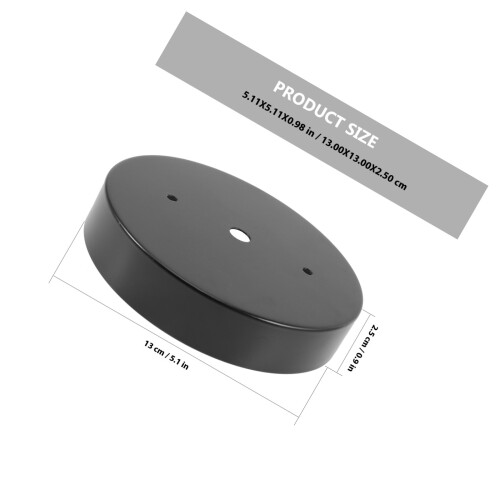 1 Set Metall Deckenabdeckplatte Leuchtenabdeckung Für Kronleuchter 1