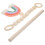 1 Set Holzperlen Vorhangband Mit Regenbogenquaste 9