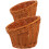 2 Rattan Obstkorb Lebensmittel Servierplatte 9