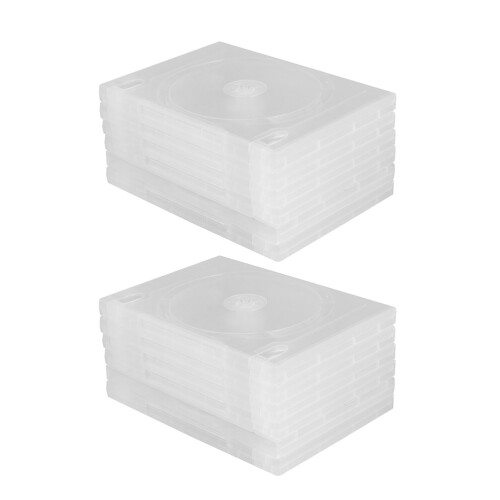 12St Ultra Transparente CD DVD Hülle Organizer 2