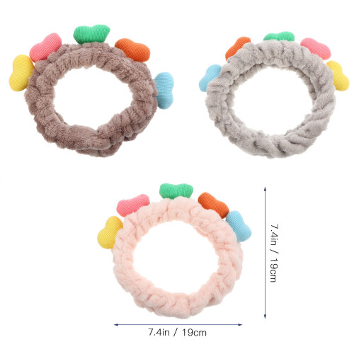 5Stck Plüsch Stirnband Haaraccessoires Für 1