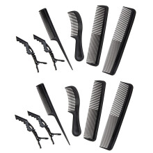 1 Set Friseurkamm Haarbürste Styling-Rattenschwanzkamm Haarspangen
