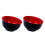 2Stk Schale Rot Imitat 14Cm Für Reis Suppe 11