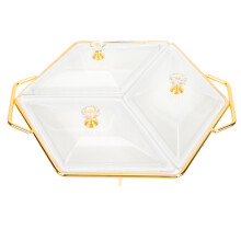 1 Set Geteilter Teller Snack Teller Dessert Tablett