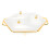 1 Set Geteilter Teller Snack Teller Dessert Tablett 7