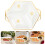 1 Set Geteilter Teller Snack Teller Dessert Tablett 5