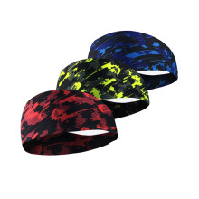 3er-pack unisex stirnband elastisch schweißabsorbierend sport yoga laufen