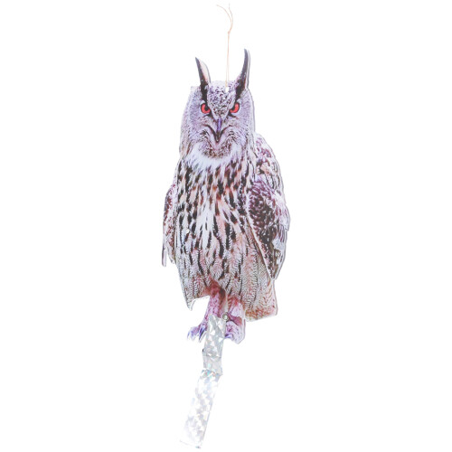 1Set Vogelabschreckende Angst-Eule Hängend Reflektierend Für Garten