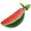 Künstliche Wassermelone Mit Blatt Aus 10