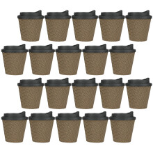 1 Set Papier Kaffeebecher Einweg