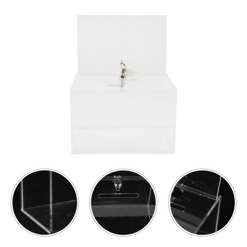 Donation Box Transparent Für Schulgebrauch 1 Set 2