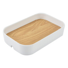 1St Holzoptik Desktop Box Zur Aufbewahrung Von Kleinteilen