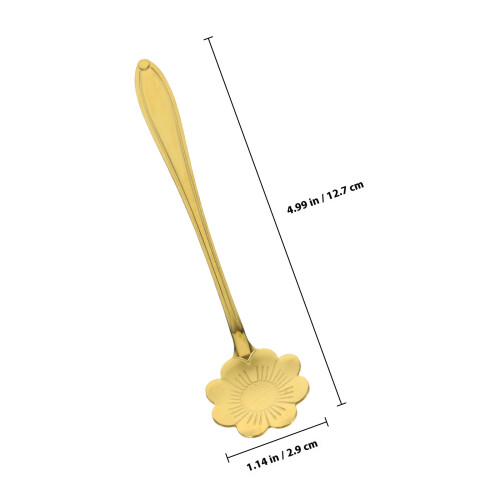 2Stk Blumenlöffel Für Milch Honig 1