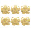 6 Blumen Halter Ringe Bankett 1
