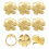 6 Blumen Halter Ringe Bankett 5