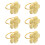 6 Blumen Halter Ringe Bankett 8
