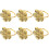 6 Blumen Halter Ringe Bankett 6
