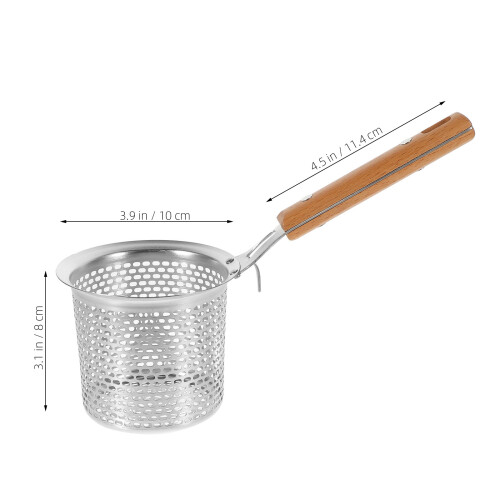 Spaghetti Löffel Lebensmittel Holzgriff Nudelkorb 1