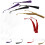 12 Acryl Lesezeichen Unfertige Markierer 9