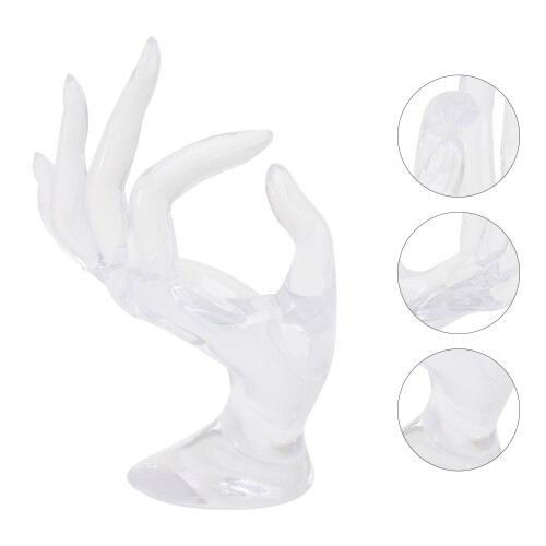 Plastic Hand Decoration Display Rack Man Bracelet Holder For Selling 2