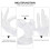Plastic Hand Decoration Display Rack Man Bracelet Holder For Selling 8