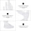 Plastic Hand Decoration Display Rack Man Bracelet Holder For Selling 9