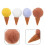 4Stk Wollfilz Eiswaffel Bastelmaterial Für Kinder 8