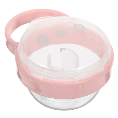Dustproof Schnullerhalter Etui Rosa 1 Set