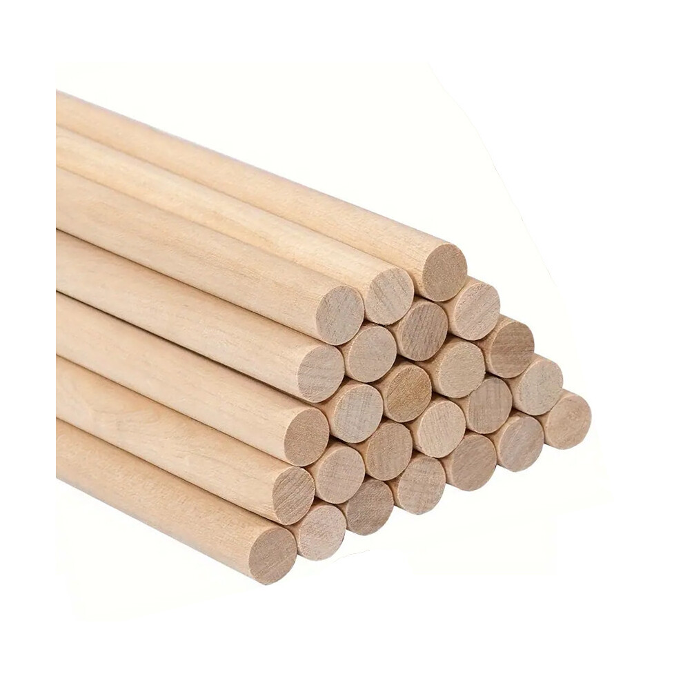 Photos - Other Hand Tools Set of 24 long wooden sticks for crafting WD1752521940(1x80 cm)