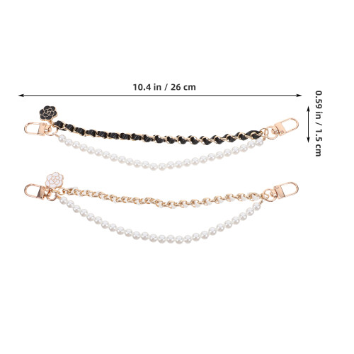 2Pcs Charme De Pendurar Com Para 2