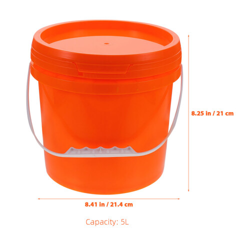 Masteelf 2 Farbeimer Dispenser Mini Aufbewahrung Reise Orange 1