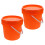 Masteelf 2 Farbeimer Dispenser Mini Aufbewahrung Reise Orange 4
