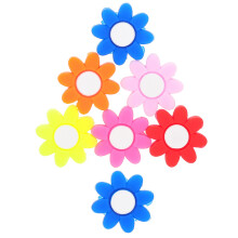 7Teiliges Silikon Tennisschläger Dämpfer Set Blumenform