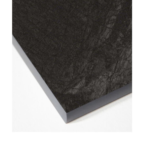 3050mm x 650mm x 12mm Raja Black Zenith Compact Laminate Worktop