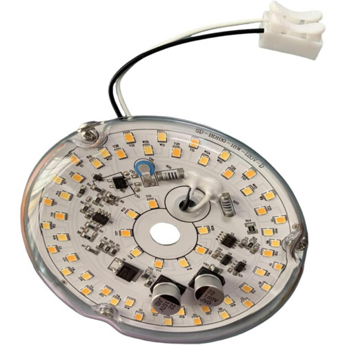 Round LED Ceiling Fan Light 120V 18W 3 Color Temperature Dimmable Retrofits Board Panel 1